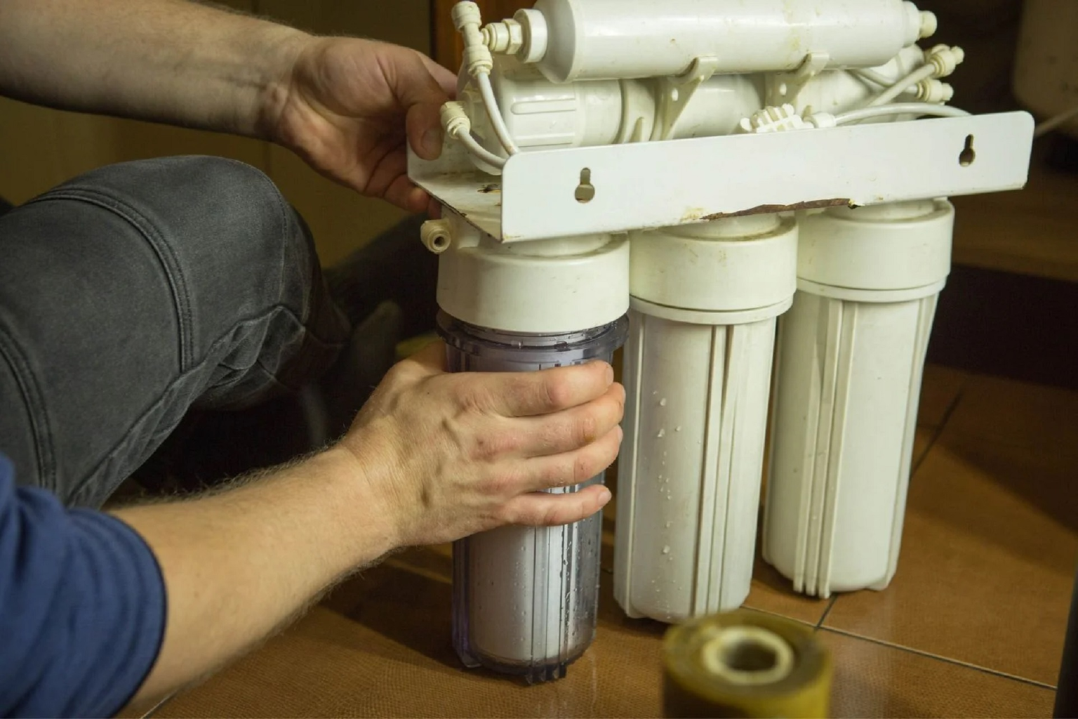 water treatment system installation