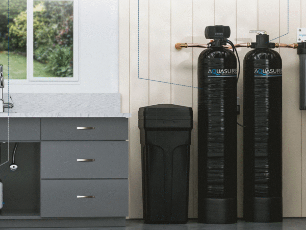 how to clean water softener tank